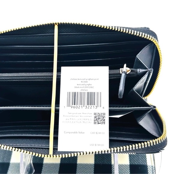Kate Spade Chelsea The Little Better Continental Wallet Black Multi (NWT) - Picture 10 of 10